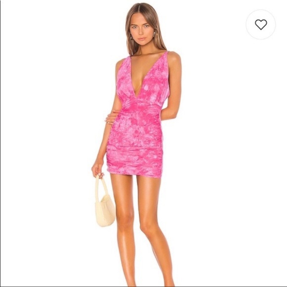 SUPERDOWN PINK TYE DYE DRESS!!